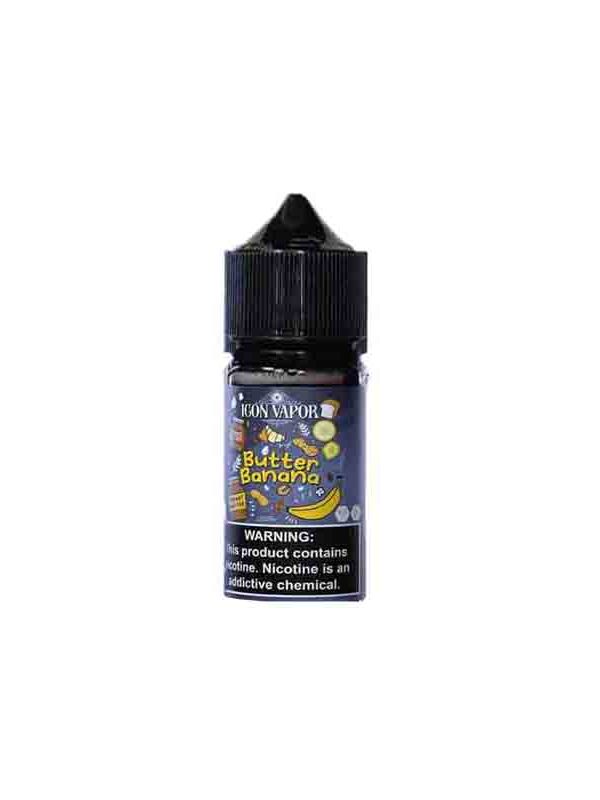 ICON Vapor Butter Banana Salt 30ML – Peanut Butter & Banana E-Liquid