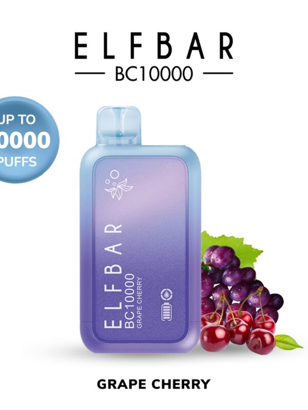 ELFBAR BC10K Puffs - Grape Cherry
