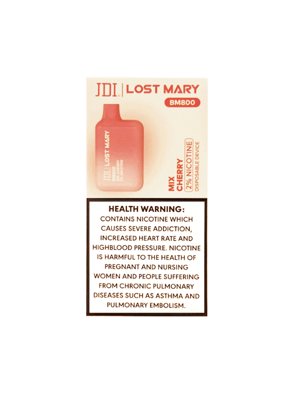 JDI Lost Mary Mix Cherry Disposable Vape 20MG – 800 Puffs