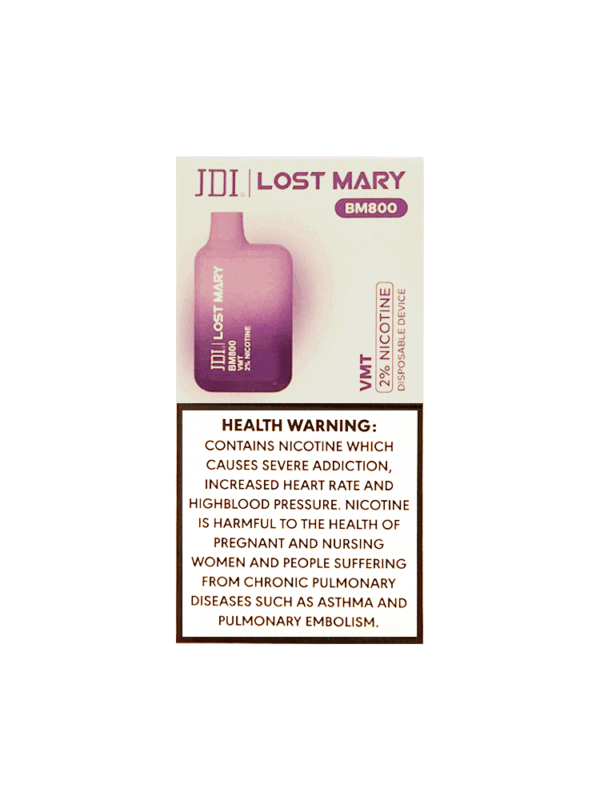 JDI Lost Mary VMT Disposable Vape 20MG – 800 Puffs