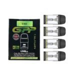 Uwell Caliburn GPP 0.4Ω replacement cartridges, pack of 3 pods with 3ml capacity and side filling.