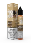 VGOD Tobacco Plus Desert Blend SaltNic 30ml bottle, available in 20mg, 25mg, and 50mg nicotine strengths.