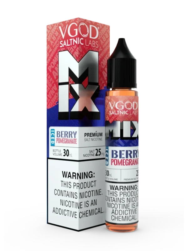 Iced Berry Pomegranate - (Saltnic) Mix By VGOD 30ML