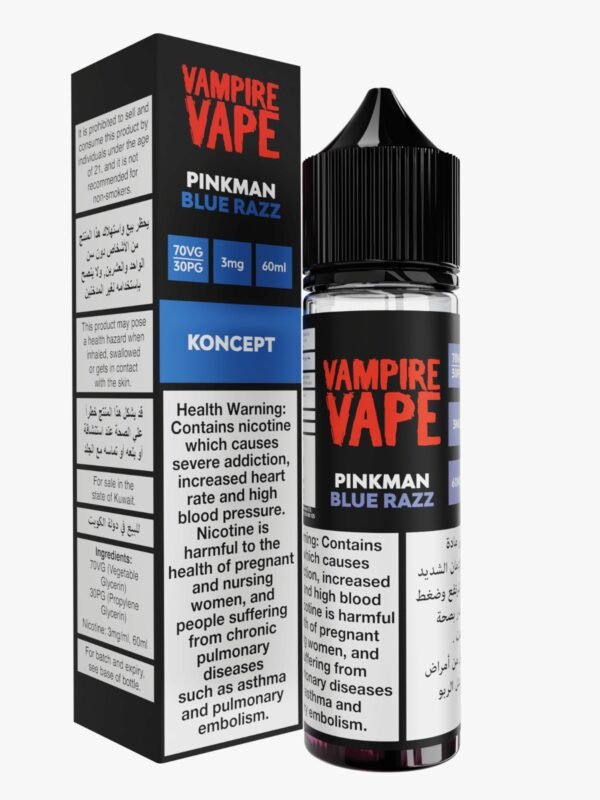 VAMPIRE VAPE PINK MAN BLUE RAZZ 60ML