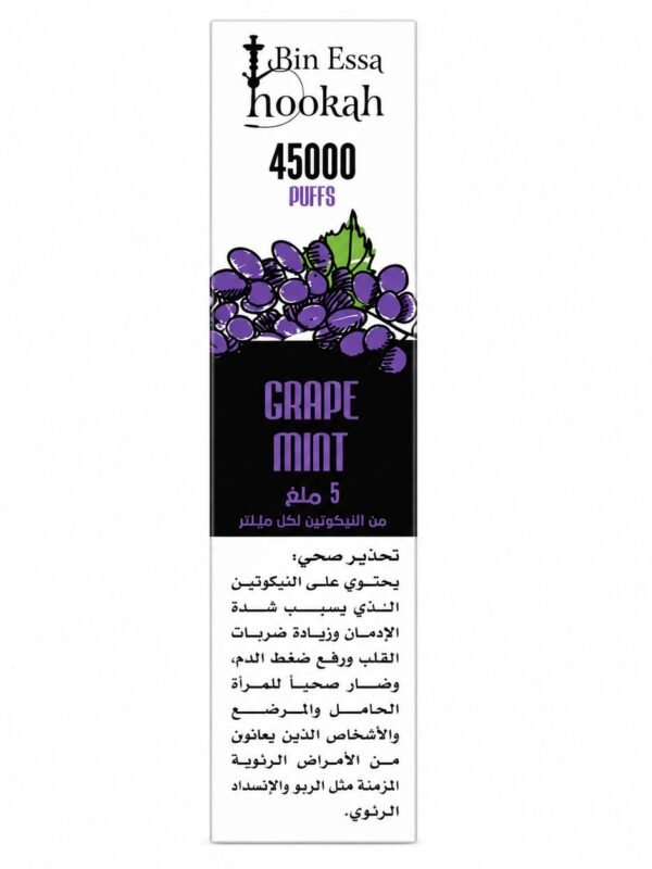 BIN ESSA HOOKAH 45K - GRAPE MINT
