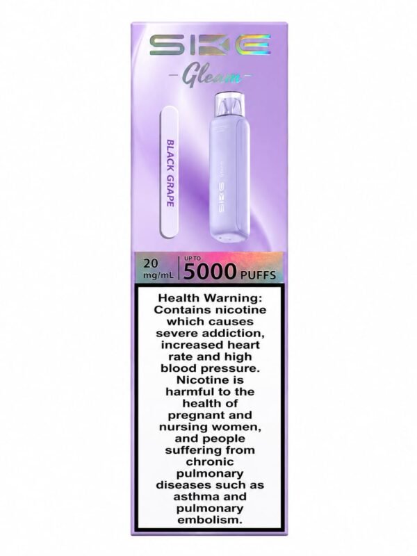 SKE GLOAM 5K PUFFS - BLACK GRAPE