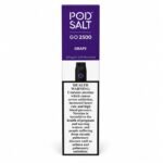 POD SALT GO 2500 - GRAPE