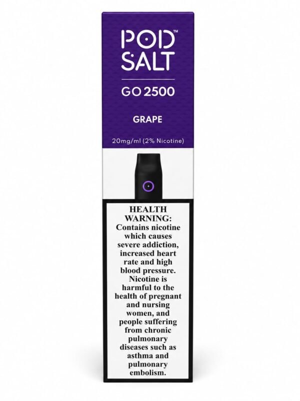 POD SALT GO 2500 - GRAPE