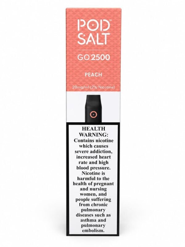 POD SALT GO 2500 - PEACH