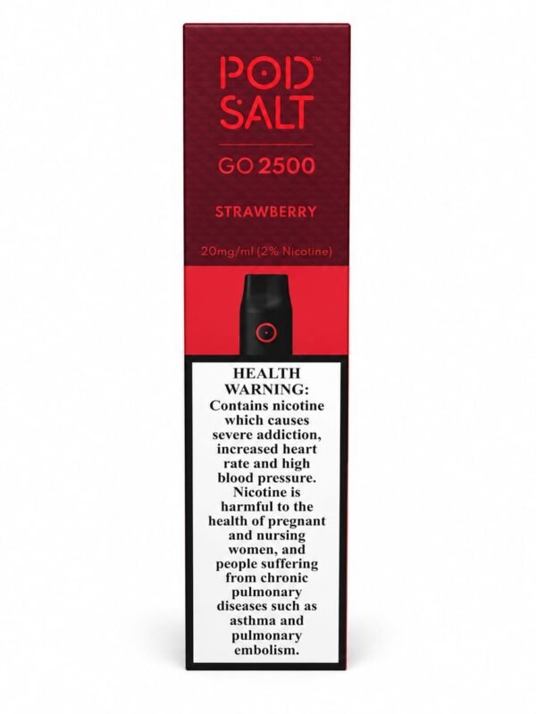 POD SALT GO 2500 - STRAWBERRY